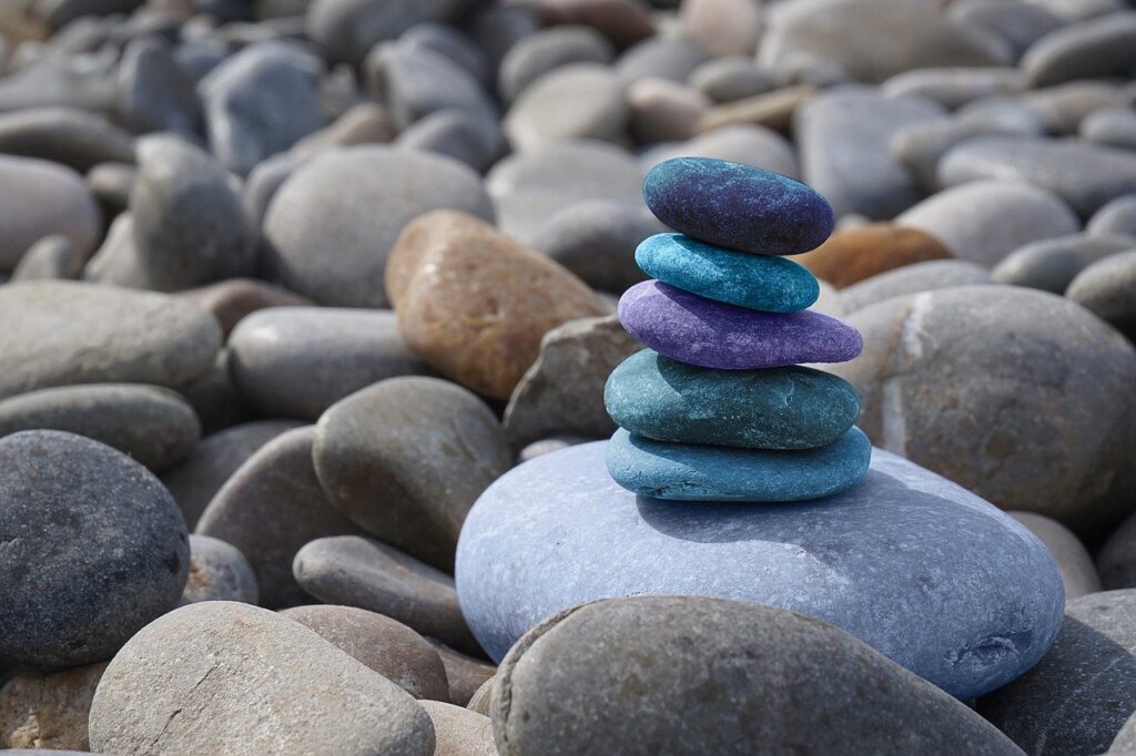 stones being patience for us
